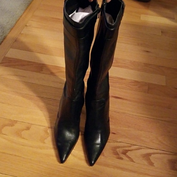 Anne Klein Shoes - Anne Klein Leather Boots